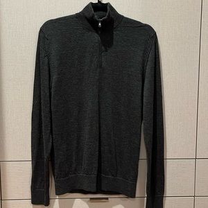 Luca Faloni FINE SILK-CASHMERE ZIP-UP
Charcoal Gray size medium